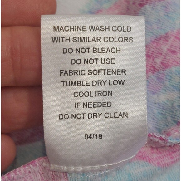 IBKUL 1/4 Zip Pullover Women's XL Pink Blue Zebra Stripes Mesh Long Sleeves Golf - Picture 7 of 9